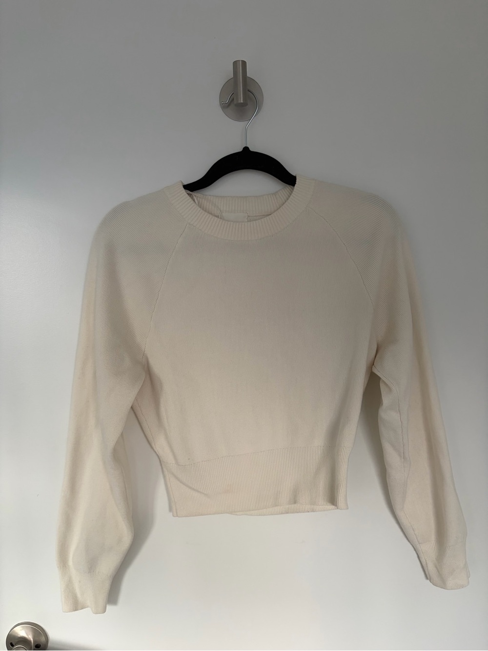 H&M Cream Knit Sweater XS